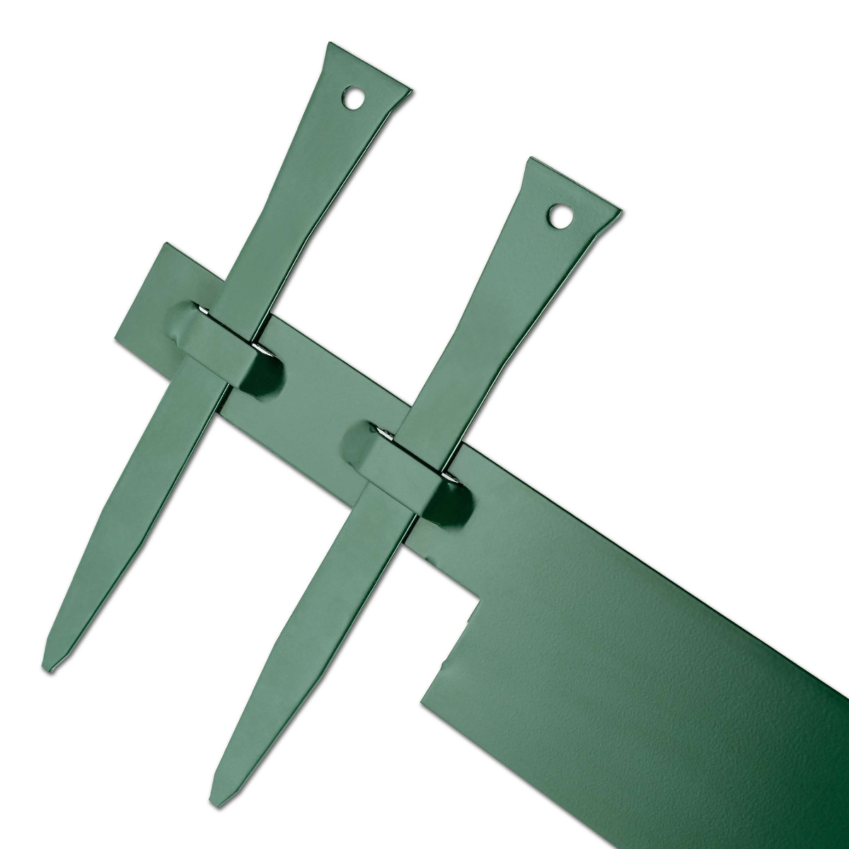 Tapered flat stake - Green