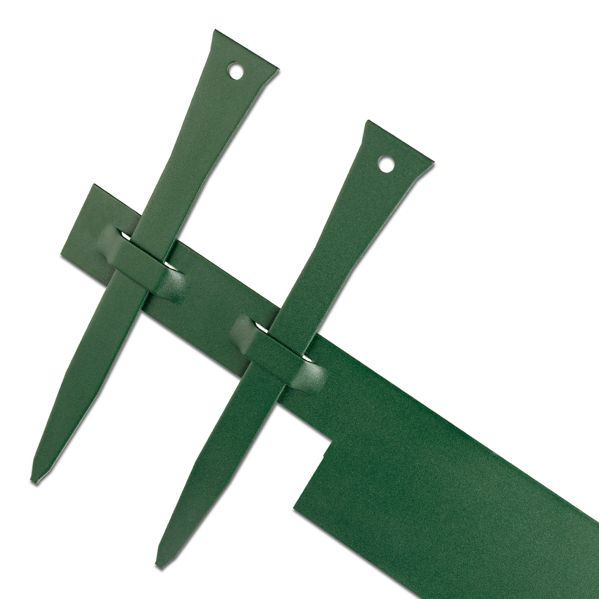 Tapered flat stake - Green Texture