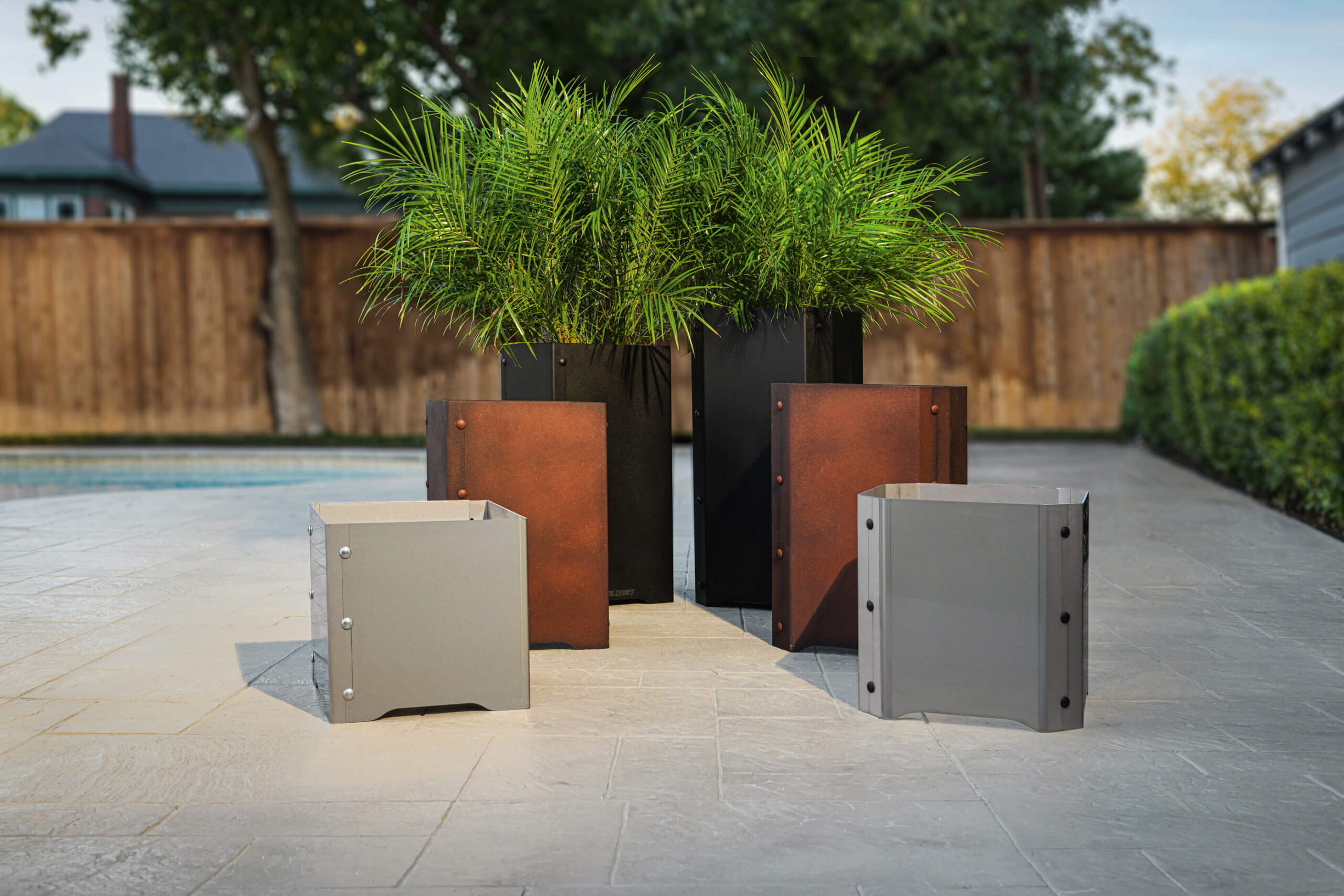 Floraform steel planters